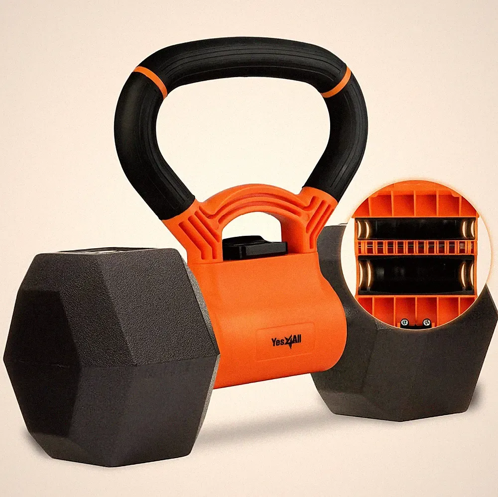 Kettlebells Grip Dumbbell Handle Convert Dumbbells Into Kettlebell Home
