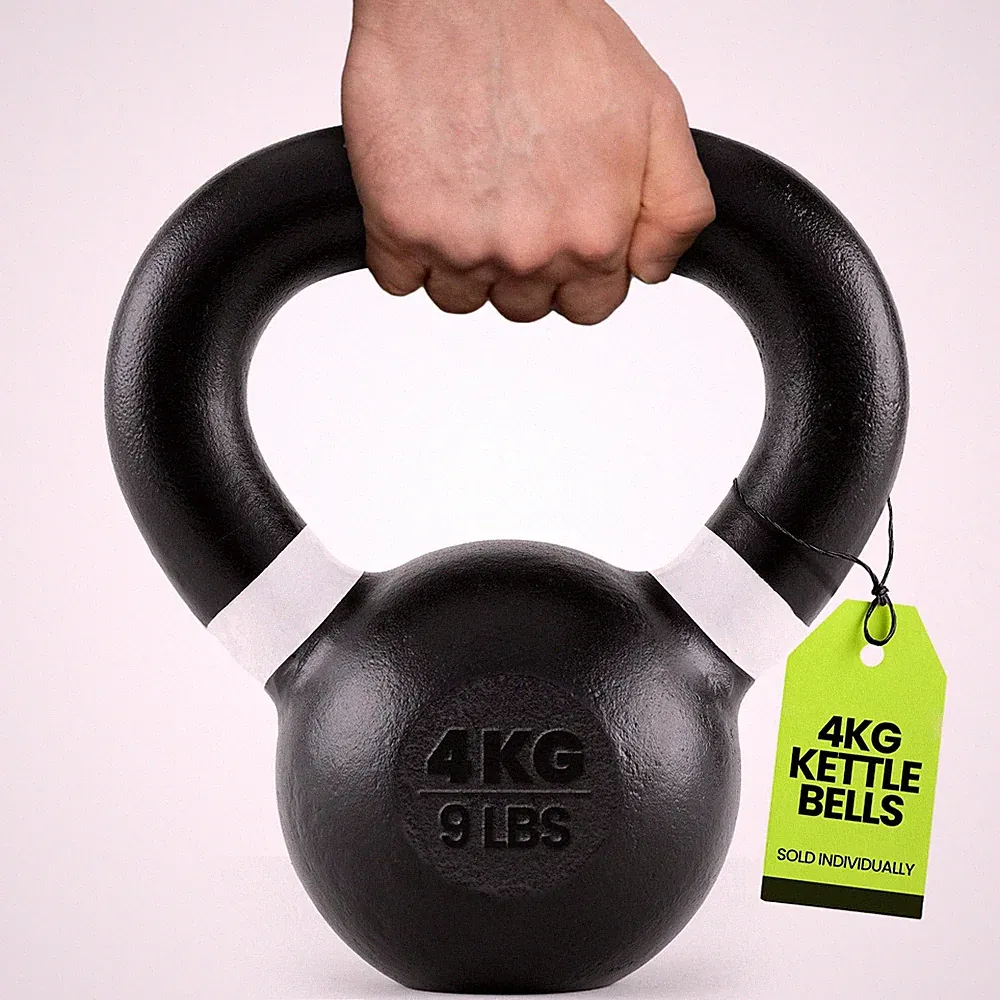 Kettlebells, Single-cast Iron, No-welded Joints, Wide Handle, Strength Traini...