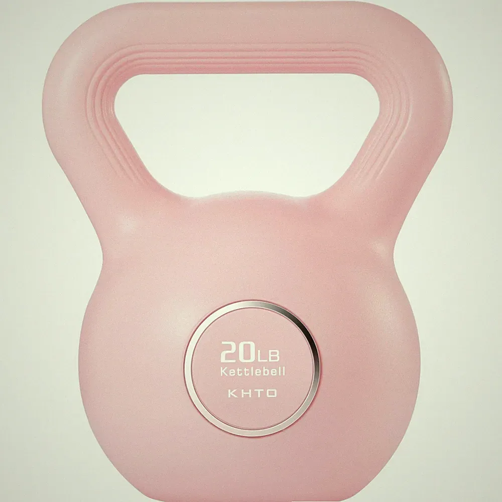 KHTO Kettlebells Fitness Exercise-Pink Strength Training Kettlebell Sets,Dumb...