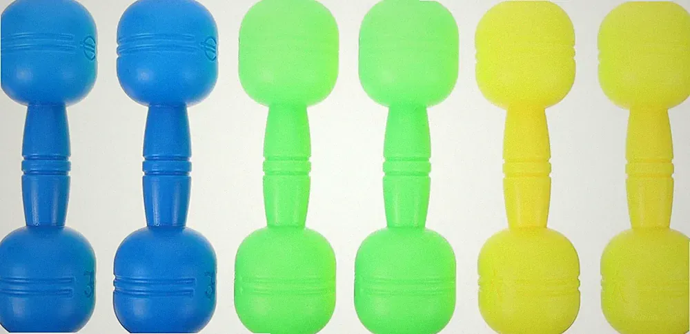 Kids Dumbbell Set 3 Pairs Small Kids Weights Interactive Children Toy for Hand E