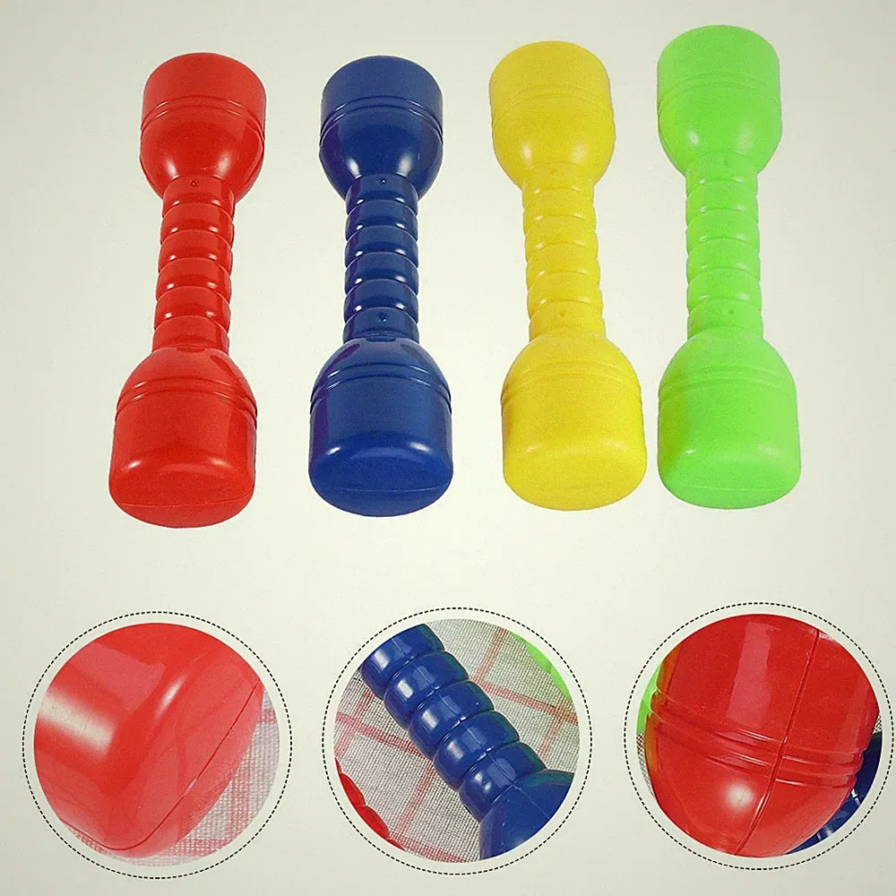 Kids Dumbbells Reusable Exercise Barbells for Hand Eye Coordination 4Pcs