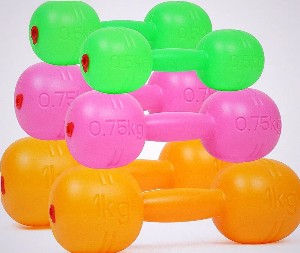 Kids Plastic Weight Set Dumbbells Set for toddlers | Barbell Fitness Exercise...
