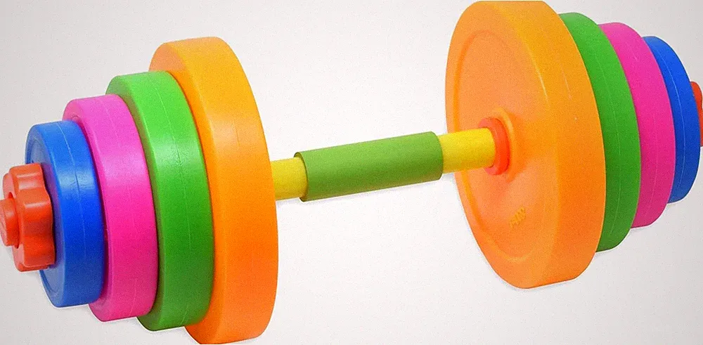 Kids Weight Set Barbell & Dumbbells | kids Exercise Equipment for Toddler Gym...