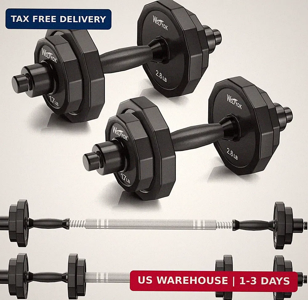 KISS GOLD Weights Dumbbells Set, Adjustable Dumbbell Sets 22Lbs 44Lbs 66Lbs 88Lb