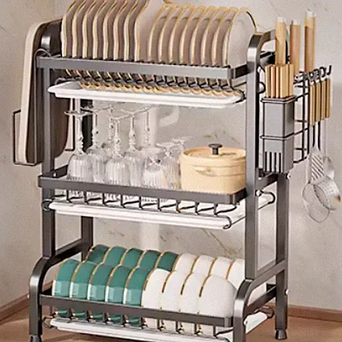 kitchen dish drying rack