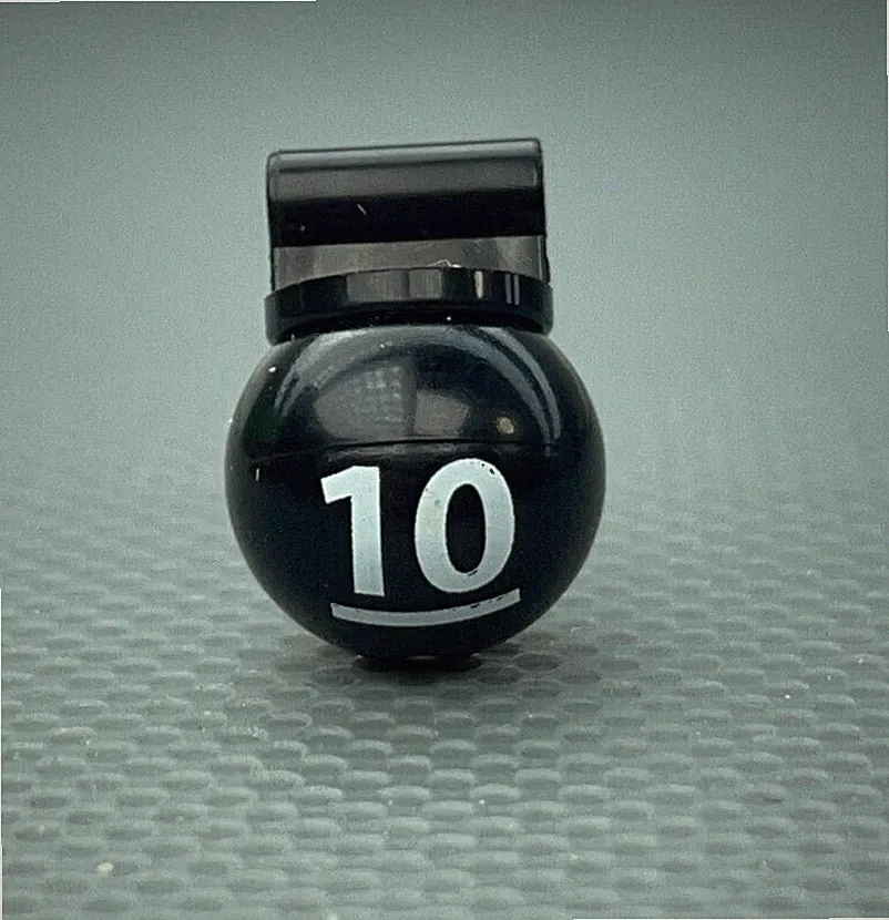 LEGO Minifigure Accessory Black Kettle Bell Dumbbell Weight #10 Series 25 (x1)