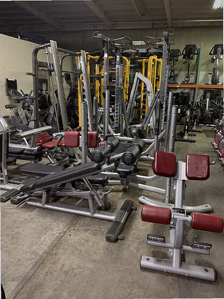 Life Fitness Signature Series Free Weight Gym Lot 15 Piece Package