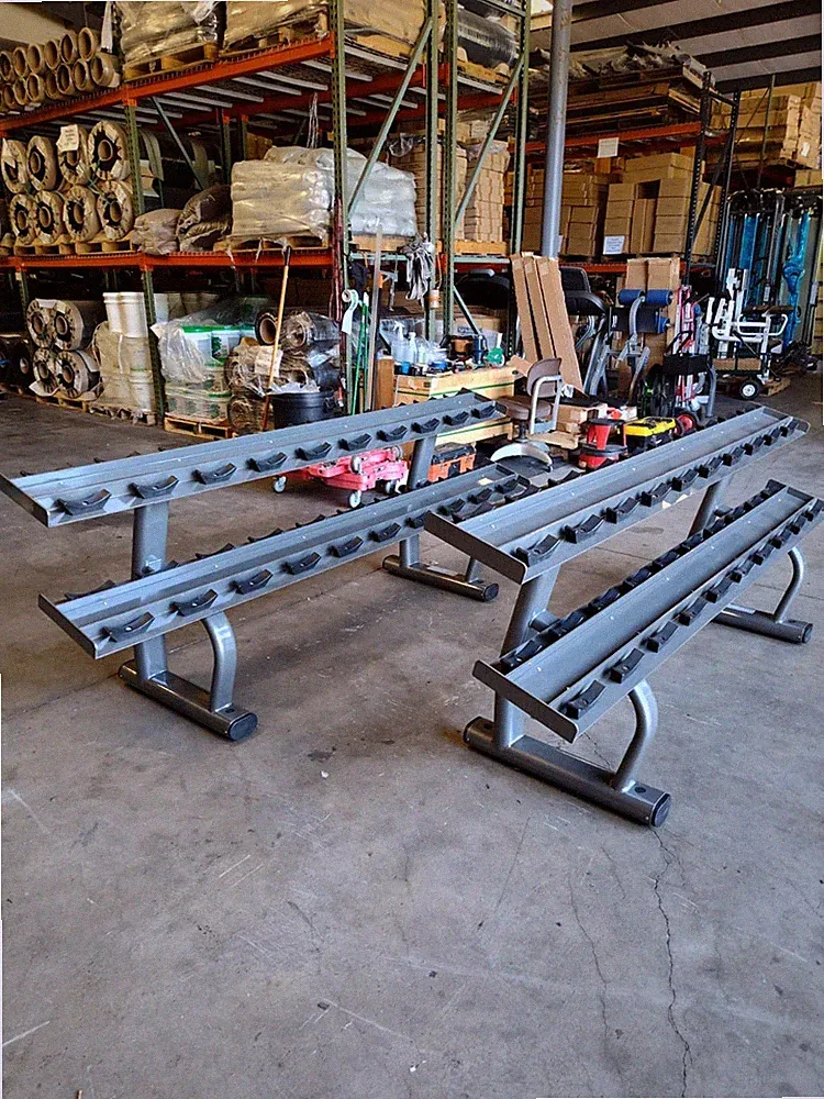 Life Fitness Two Tier Dumbbell Rack (Single Rack)