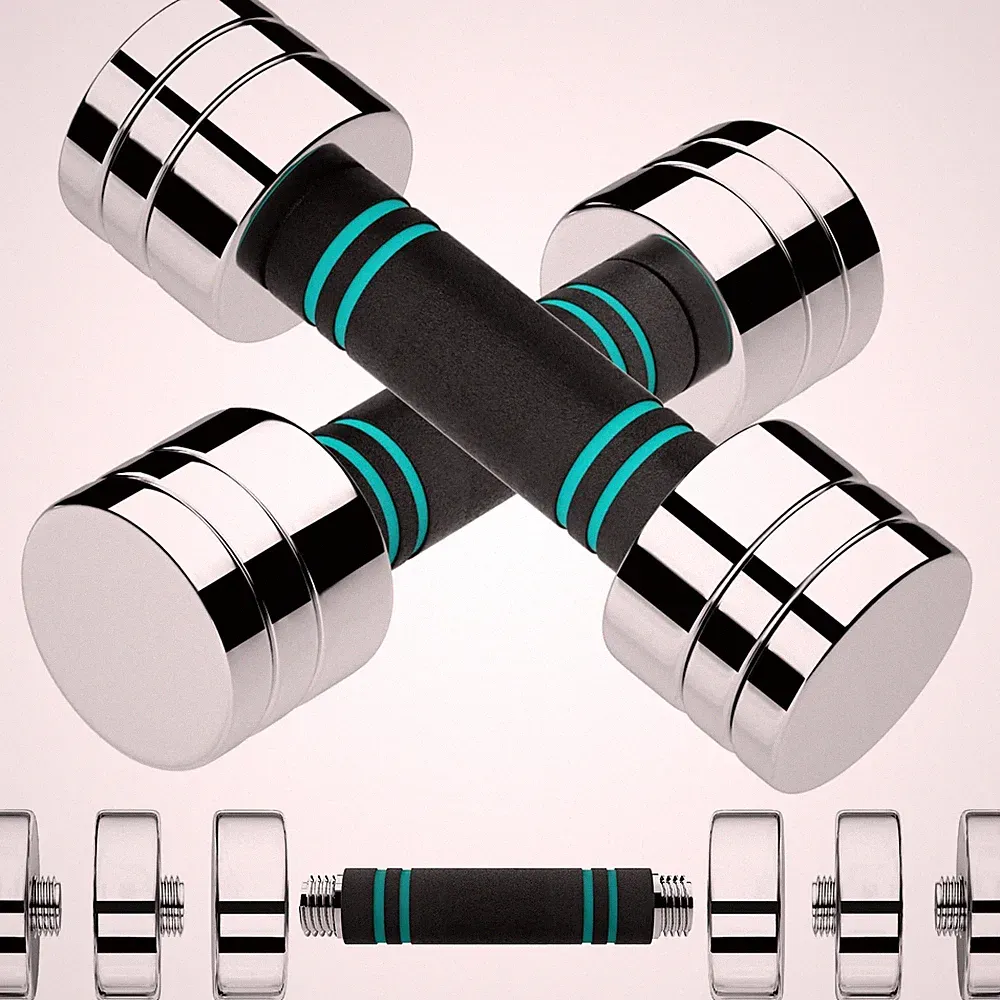 LIFERUN Steel Adjustable Dumbbell Set of 2, 5lb×2 Free Weights