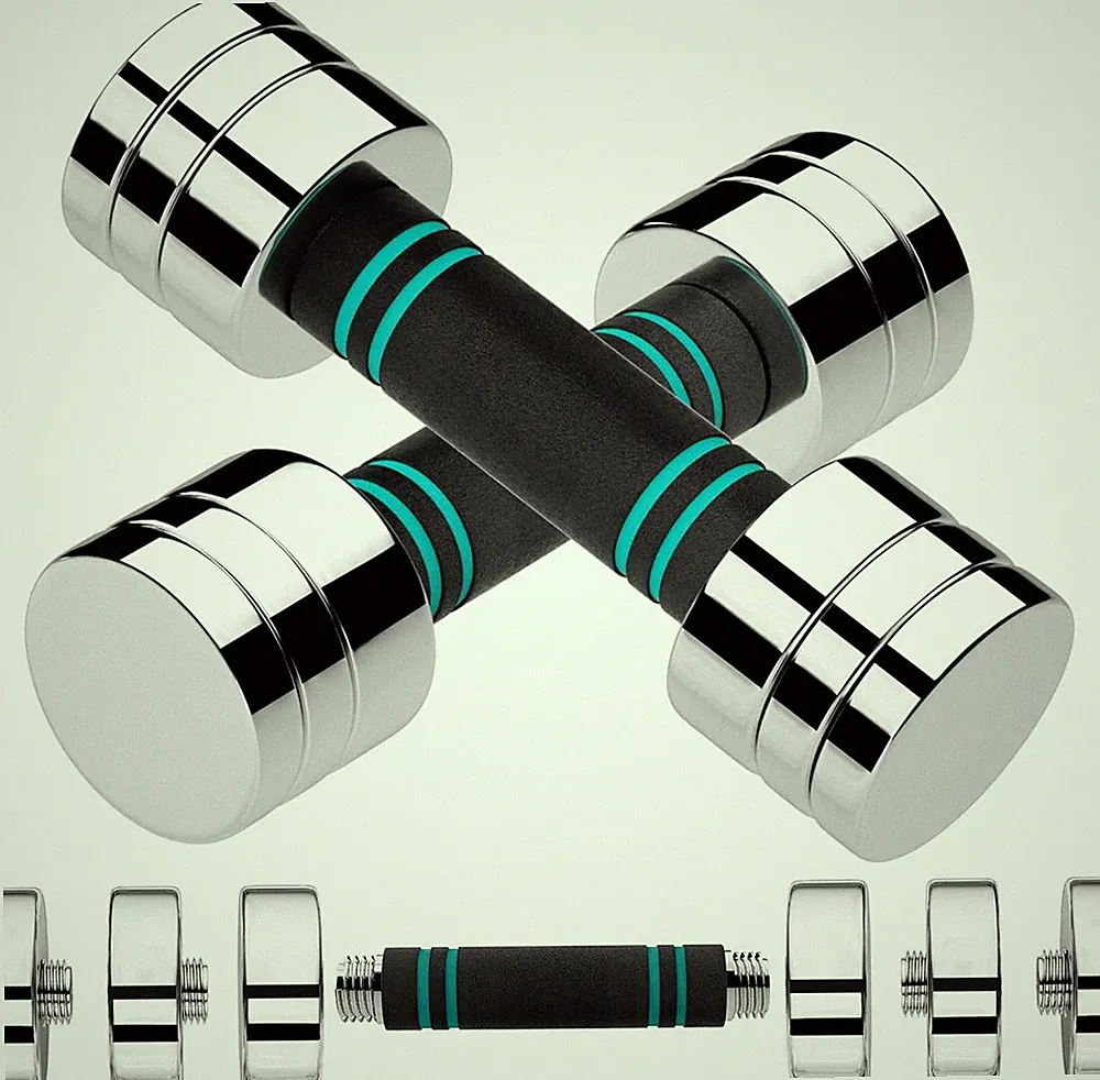 Liferun steel adjustable dumbbell set of 2