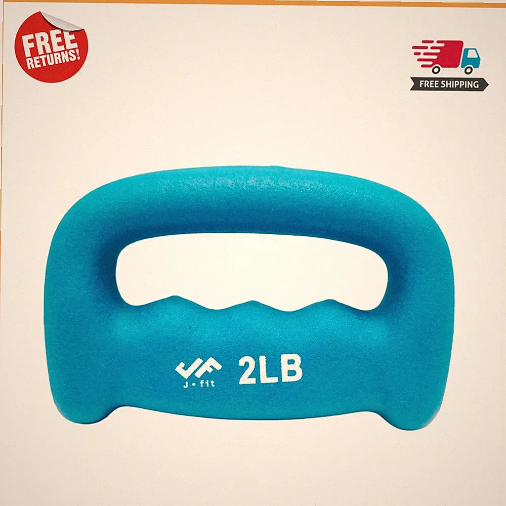 Lightweight Neoprene Hand Weights 1LB-5LB - Perfect for Rehabilitation & Fitness