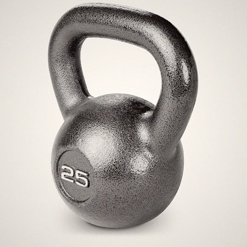 Marcy, 25lb Cast Iron Kettlebell, Single