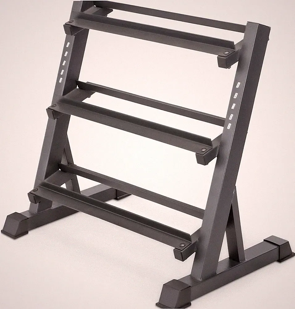 Marcy 3-Tier Dumbbell Rack Multilevel Weight Storage Organizer for Home Gym