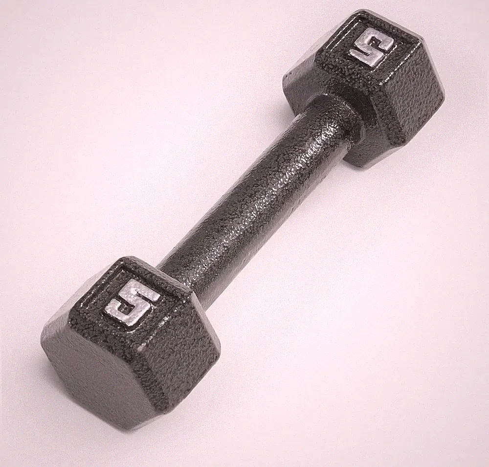 Marcy Cast Iron Hex Dumbbells Collection - Available size from 3-lb to 100-lb, S