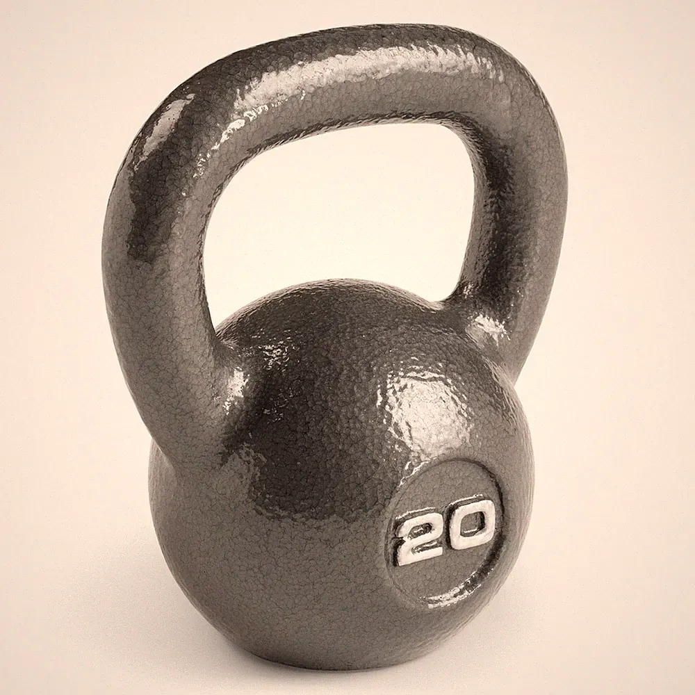 Marcy Hammertone Kettlebells, Ideal Workout Weights For Home Gym, Cast Iron,...