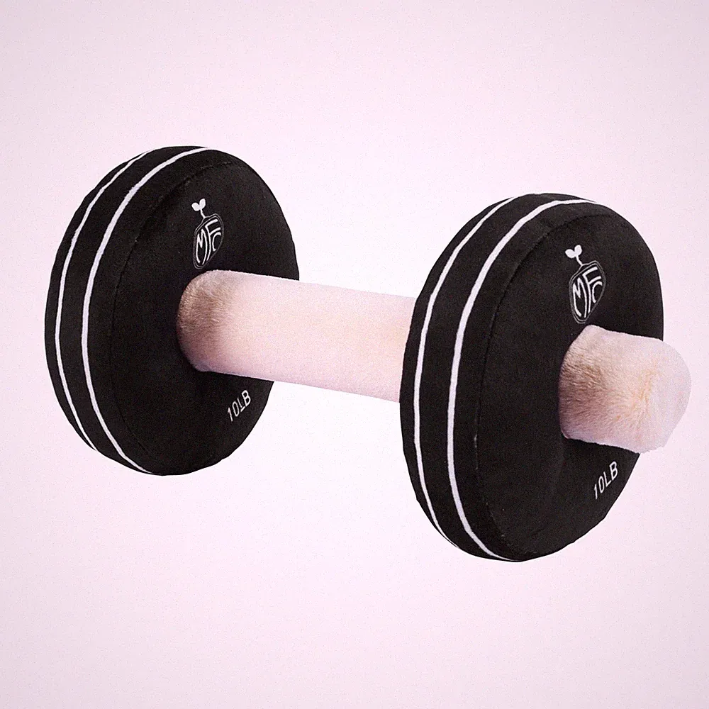 MFC®️Dog Dumbbell | Fun Squeaker Toy | Sports Dog Chew | Toys black