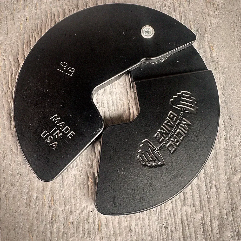 Micro Gainz 1LB Dumbbell Fractional Weight Plate- 1 Pound Replacement Plate
