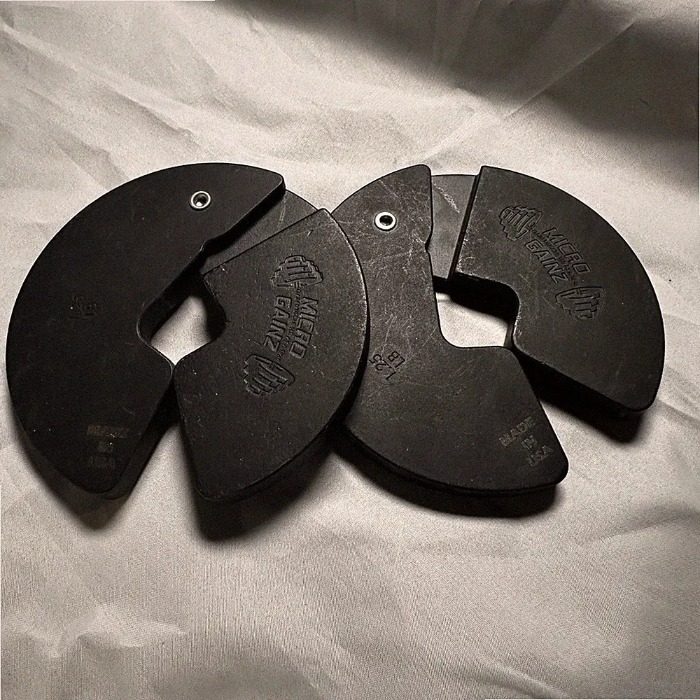Micro Gainz Dumbbell Fractional 1.25lb Weight Plates | Ideal for Micro Loading