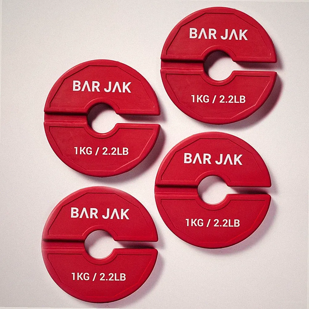 Micro Plates. 1 KG / 2.2 LBS Dumbell Fractional Weight Plate x4 Pieces Dumbell