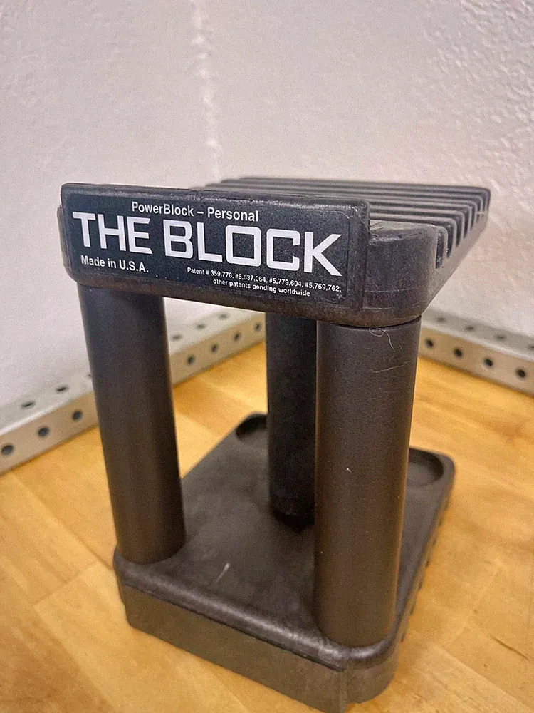MINT The Block PowerBlock USA Personal Dumbbell Single Rack Part REPLACMENT