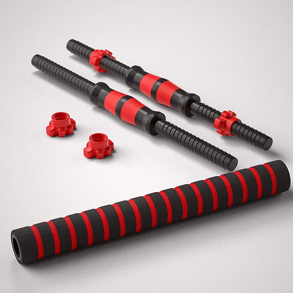 Mirravative Dumbbell Handle Set Dumbbell Bars 13.8In 35 Cm Suitable For 1 Inch