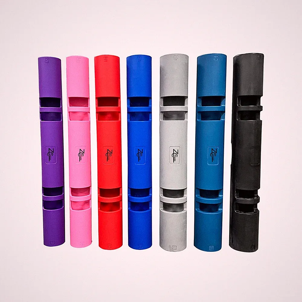 Multicolor Fitness Tube Weight Bar Set Strength Training Home Gym TPR Barrel