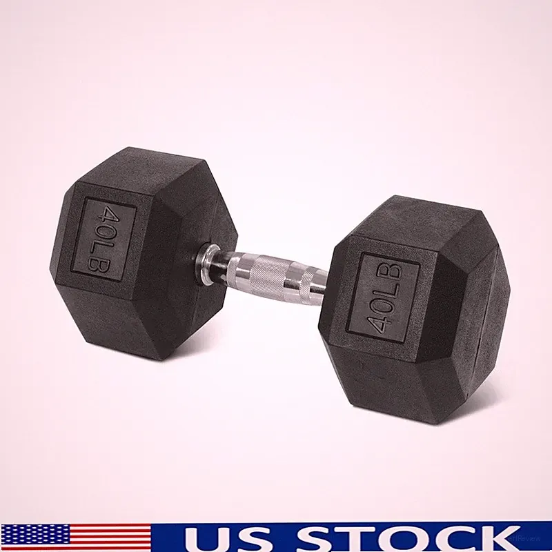 Neoprene Coated Hex Dumbbell Comfort Grip Anti-Slip Design Strength Training New