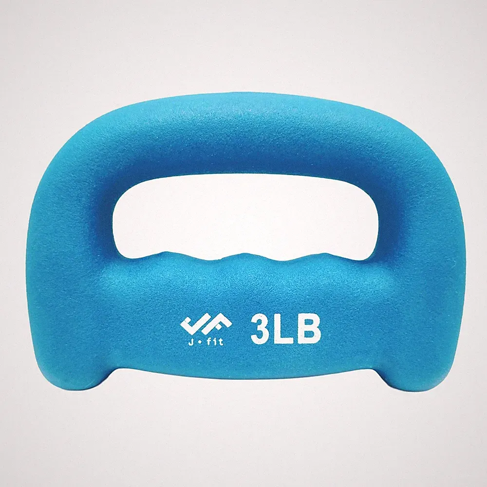 Neoprene D-Grip Dumbbell Weight, 3LB, 3 Pound