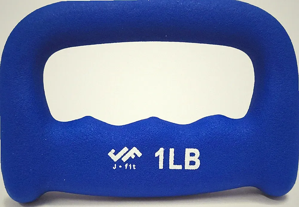 Neoprene D Grip Dumbbells Single Hand Weights 1LB Premium Non-Slip, Ergonomic