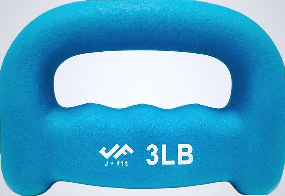Neoprene D Grip Dumbbells - Single Weights 1LB-5LB - Premium Non-Slip, Hand Weig