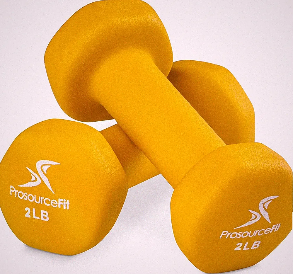 Neoprene Dumbbell Coated for Non-Slip Grip, 10 Lb