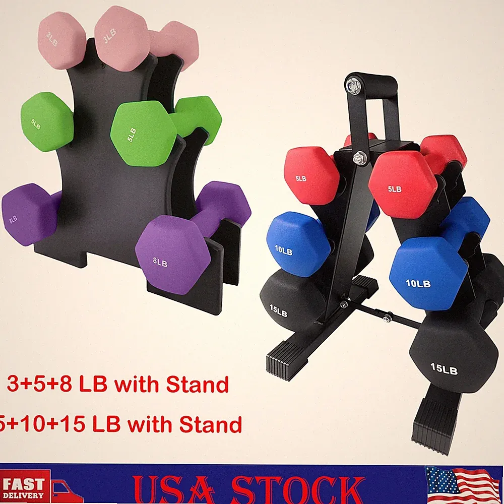 Neoprene Dumbbell Free Hand Weight Set for Women & Men Home Gym, Packed In Pairs
