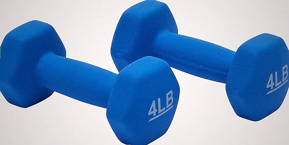 Neoprene Dumbbell Hand Weights for Exercise & Muscle Toning