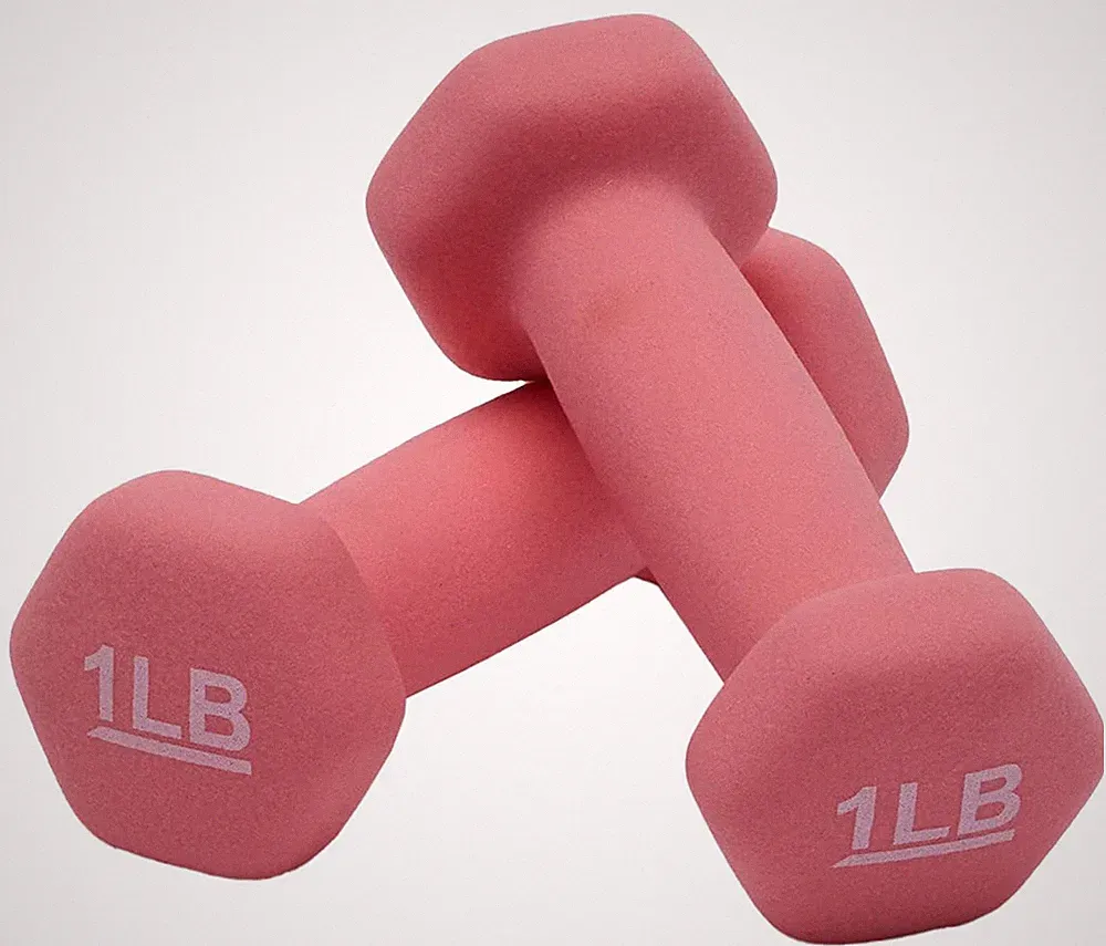 Neoprene Dumbbell Hand Weights for Exercise Muscle Toning Free Weights Workout