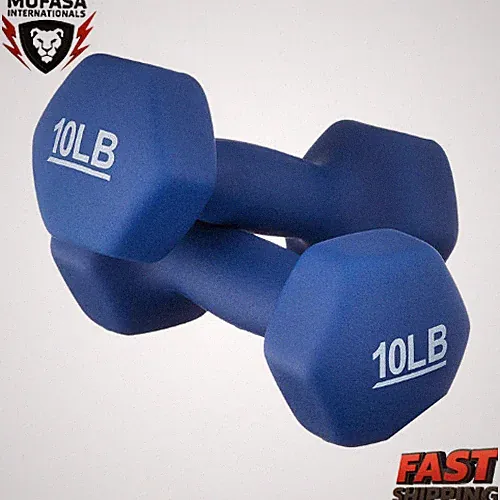 Neoprene Dumbbell Hand Weights for Home Workout, Strength Training & Toning