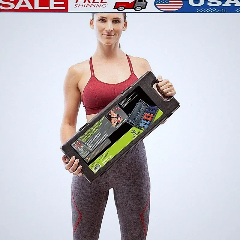 Neoprene Dumbbell Set Non-Slip Handles Compact Carrying Case 2lb 3lb 5lb Weights