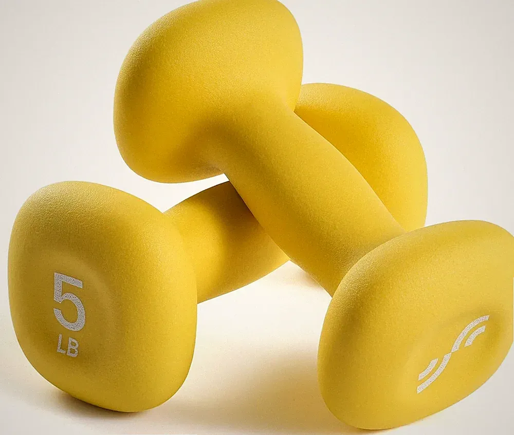 5lb dumbbells set of 2 ergonomic
