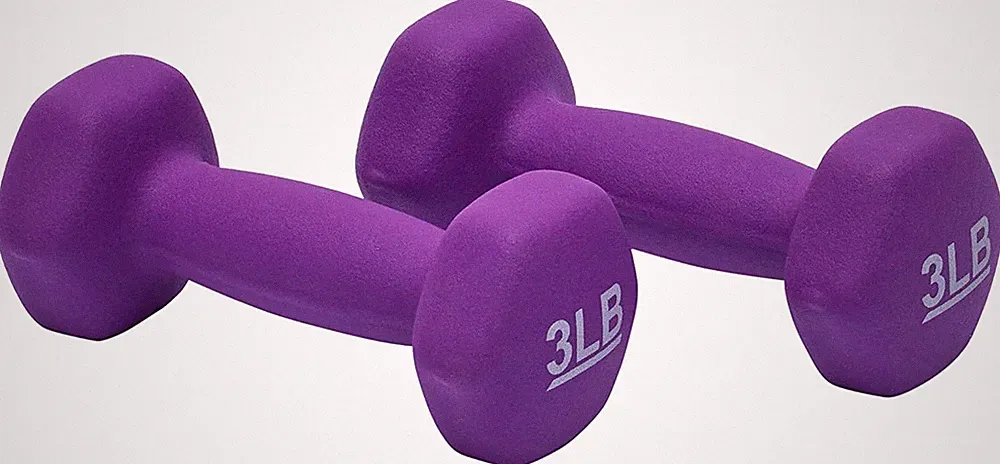 Neoprene Hand Weights Dumbbells for Strength Training, Exercise,Toning, set of 2
