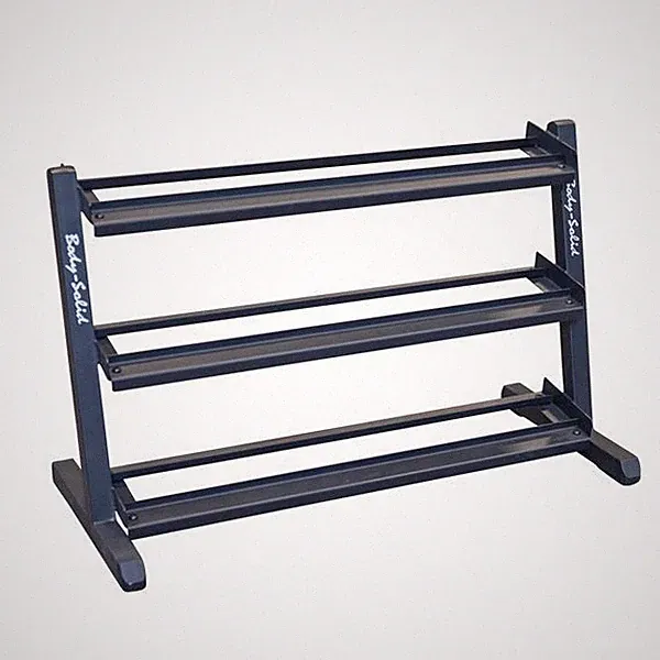 NEW 3 Tier Dumbbell Rack for 5-55lb Dumbbells Body Solid GDR48