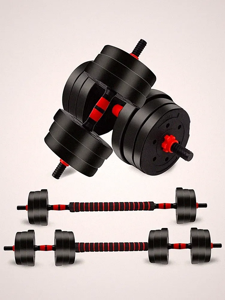 NEW 44LBS Adjustable Dumbbells Weights Sets, Non-Slip Barbell Weight Set With