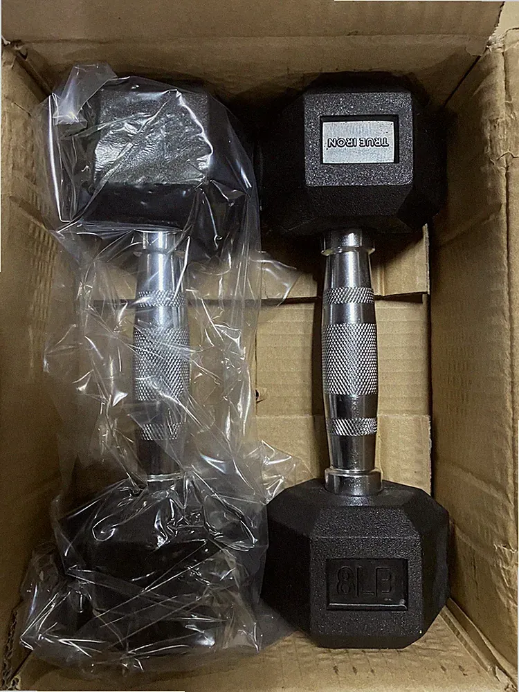 8 lb Rubber Hex