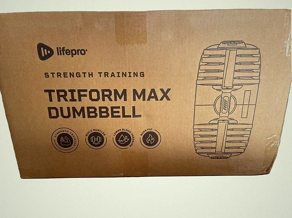 New in Box Lifepro 6-in-1 Adjustable Dumbbells Compact Quick Weight Set - Single