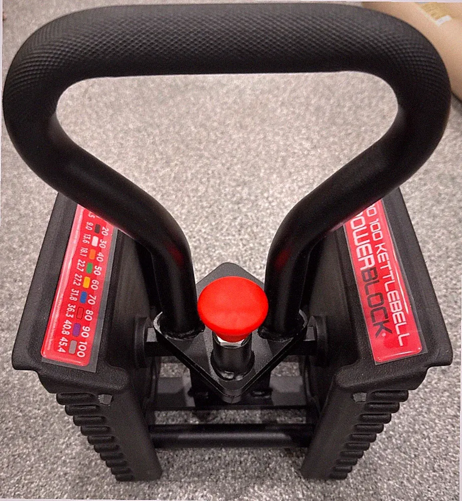 New PowerBlock Pro 100 Kettlebell Handle Adjustable Dumbells