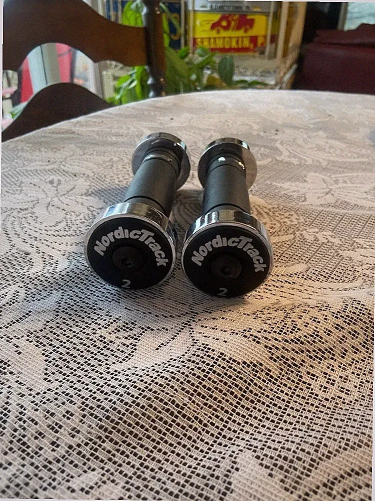 Nordic Track 2 lb pair of dumbbells