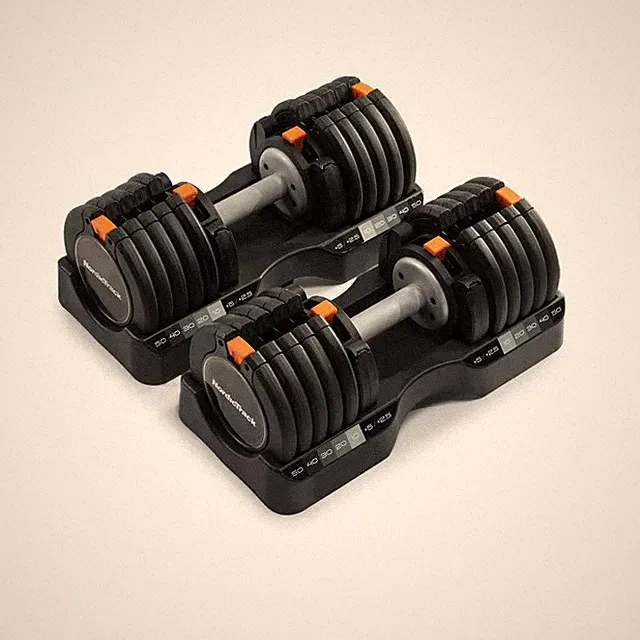 NordicTrack 55 lb. Select-A-Weight Dumbbell Set Free Shipping