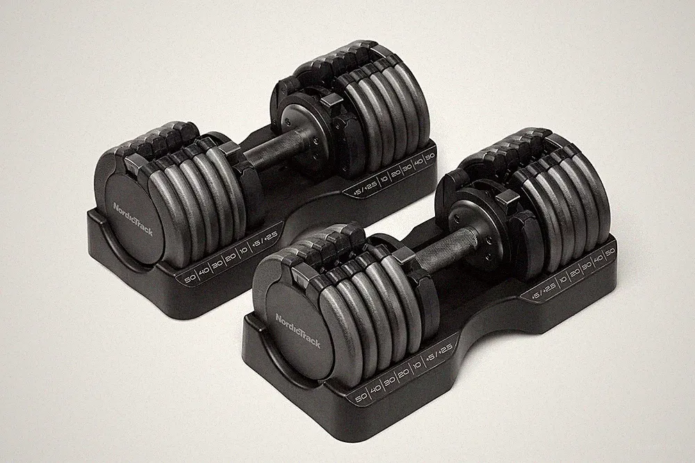 NordicTrack Adjustable Dumbbells Select a Weight