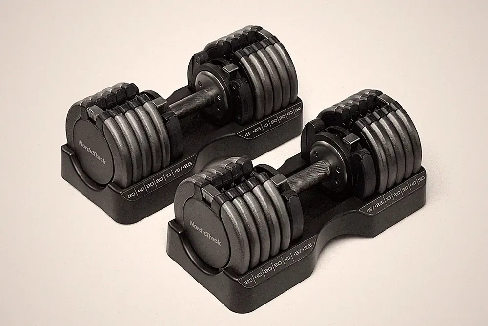 NordicTrack Adjustable Dumbbells Select a Weight