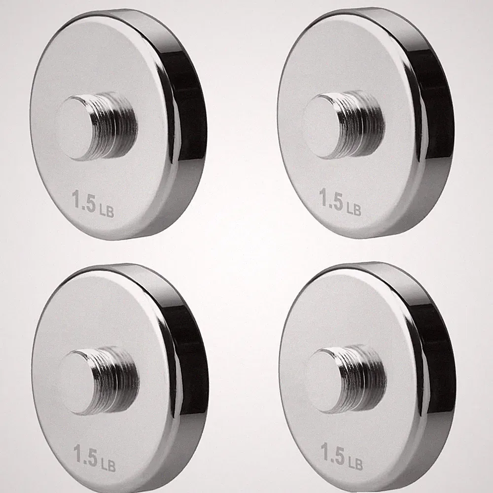 Northdeer 4 Pieces 1.5lb Weight Plates 10lb Steel Dumbbells TS0403-HL700ML-B2175