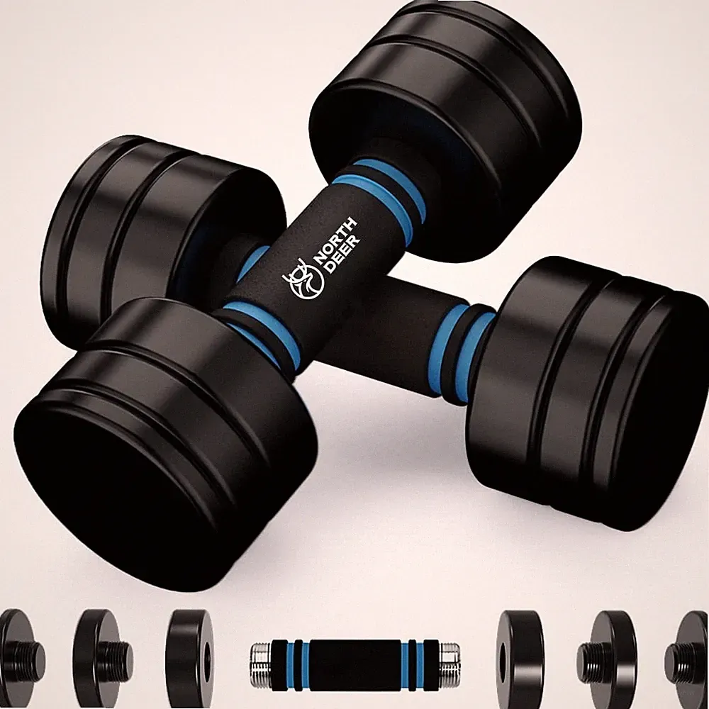 Northdeer Hand Weights Set 5lbs Pair 3lbs/4lbs/5lbs
