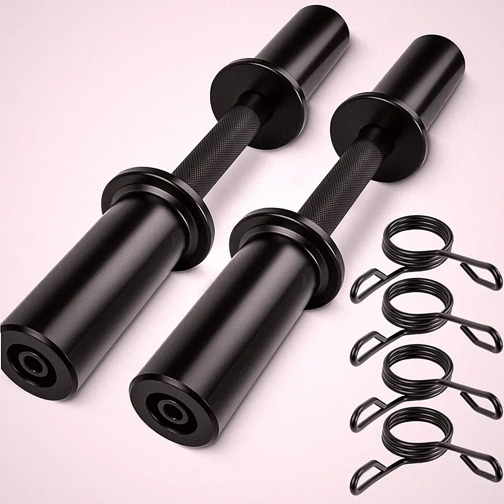 Nouravita 16 Olympic Dumbbell Handlesloadable Dumbbell Bars For 2-Inch Standard